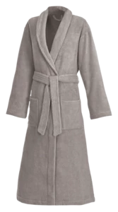 Weseta Dreamflor Bademantel mit Schalkragen unisex in vielen Farben – Bild 14