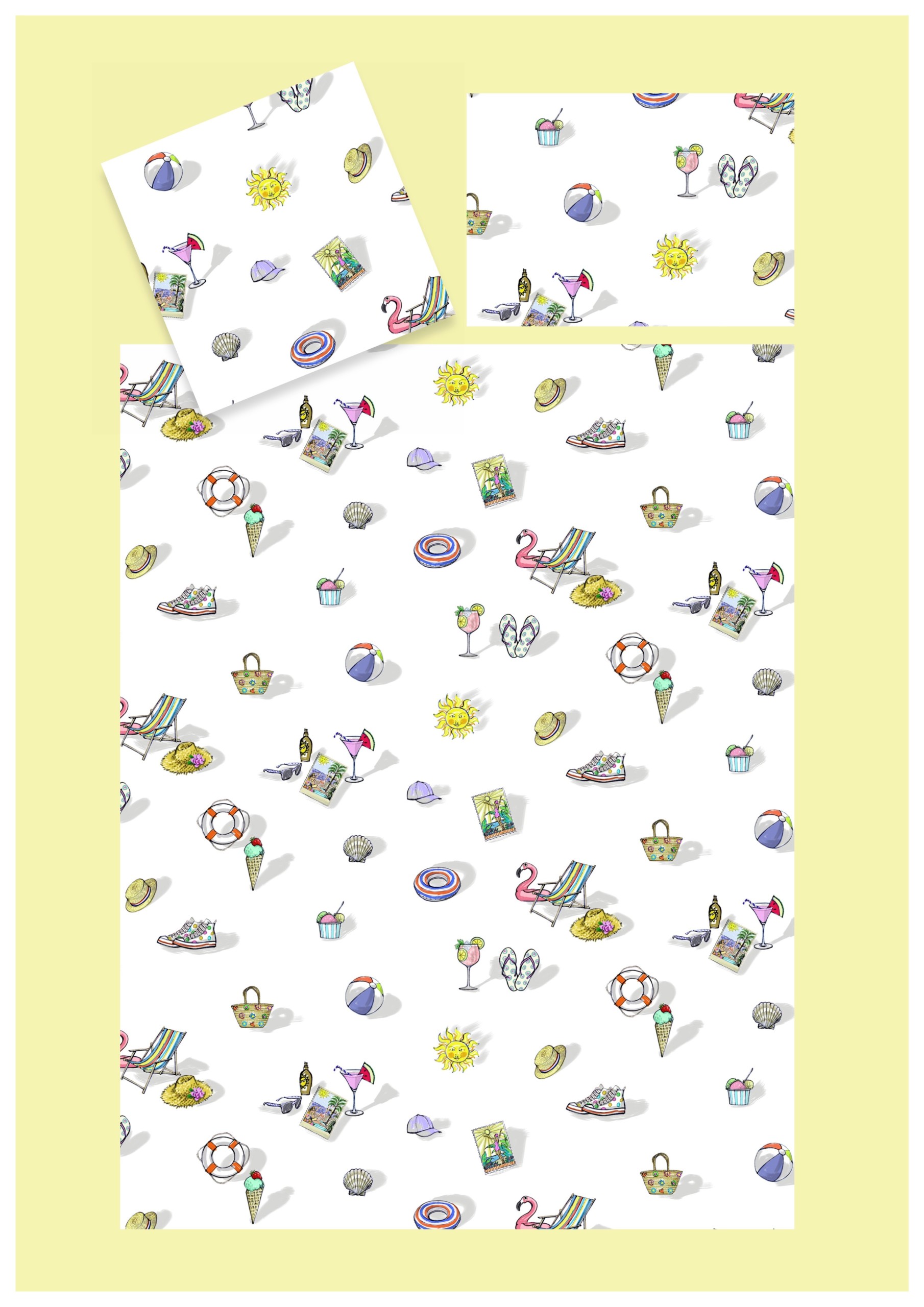 Fischbacher Beachparty C83 Satin limitierte Auflage