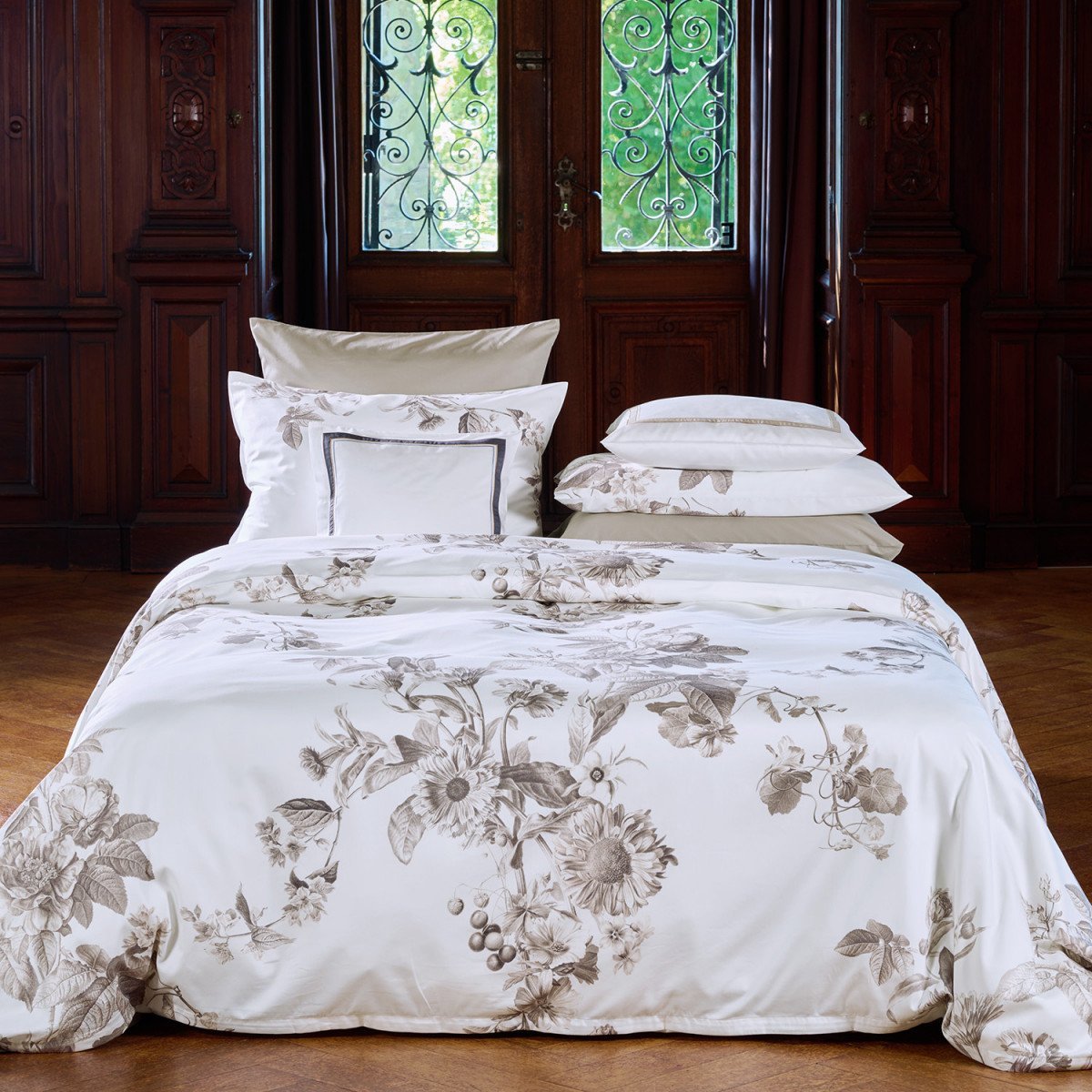 Fischbacher Bettwäsche Grandezza D30 Satin Kissenbezüge