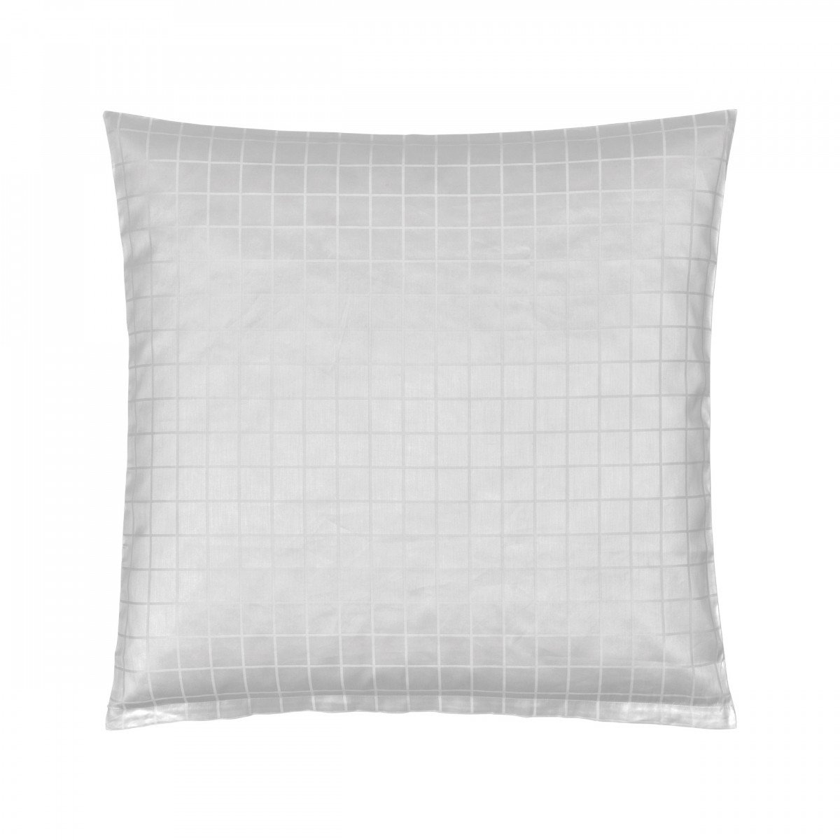 Fischbacher Bettwäsche Time Square D50 Satin weiß und grau – Bild 5