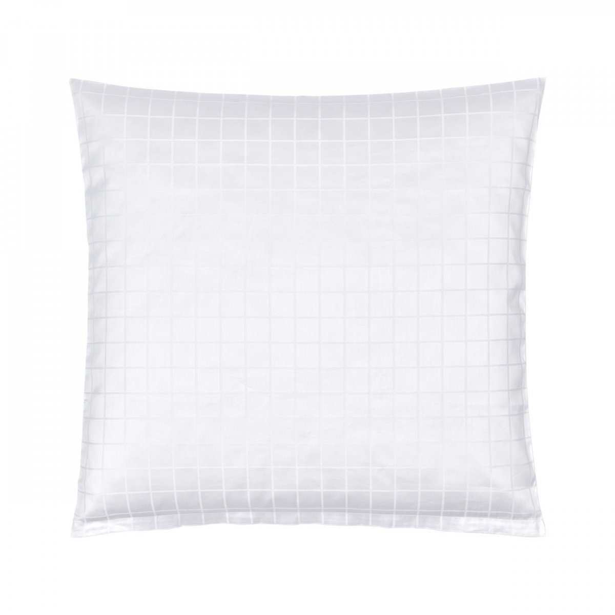 Fischbacher Bettwäsche Time Square D50 Satin weiß und grau – Bild 2