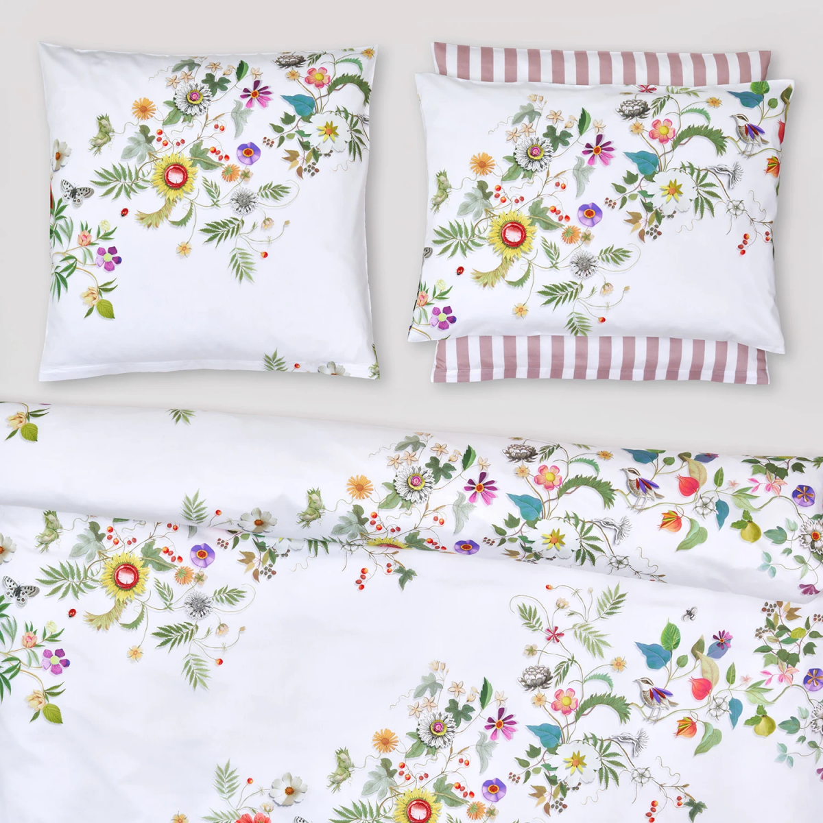 Fischbacher Bettwäsche Garland D72 Satin