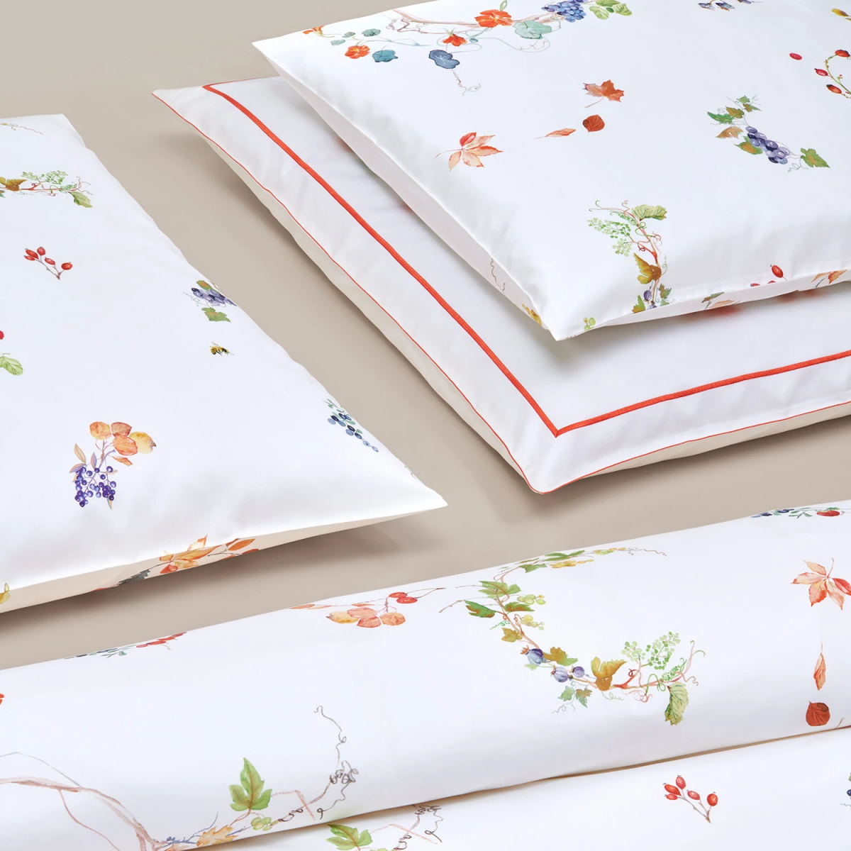 Fischbacher Bettwäsche Indian Summer D85 Satin Kopfkissenbezüge – Bild 4