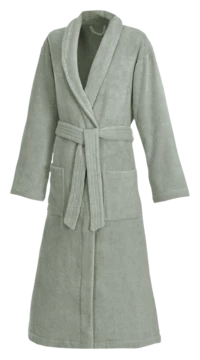 Weseta Dreamflor Bademantel mit Schalkragen unisex in vielen Farben – Bild 12