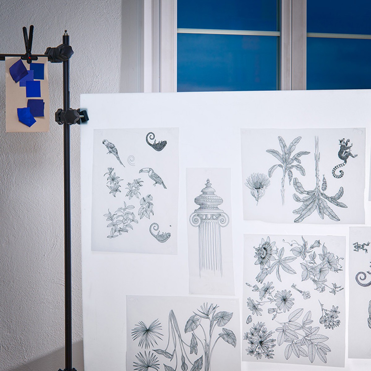 Fischbacher Bettwäsche Blue Hour D90 Satin – Bild 7