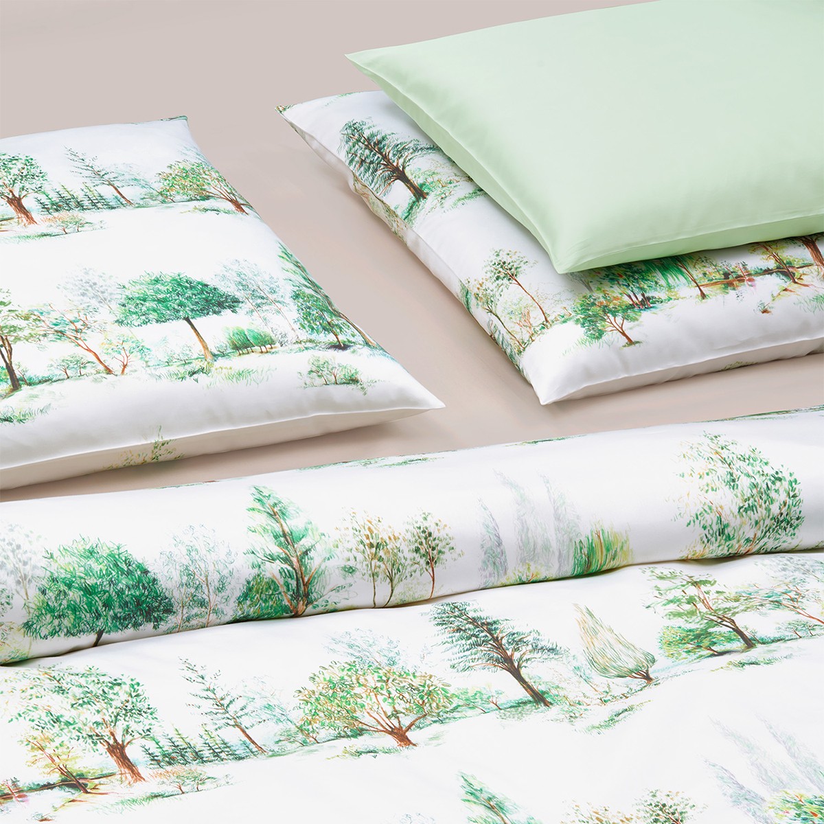 Fischbacher Bettwäsche Trees E29 Satin – Bild 3