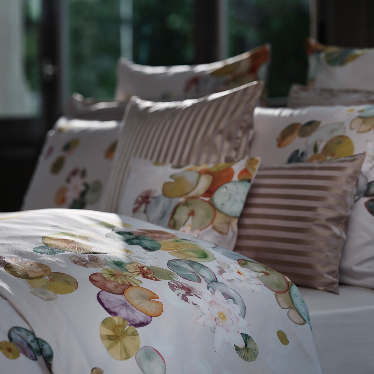 Fischbacher Bettwäsche Ninfea E64 Satin – Bild 2