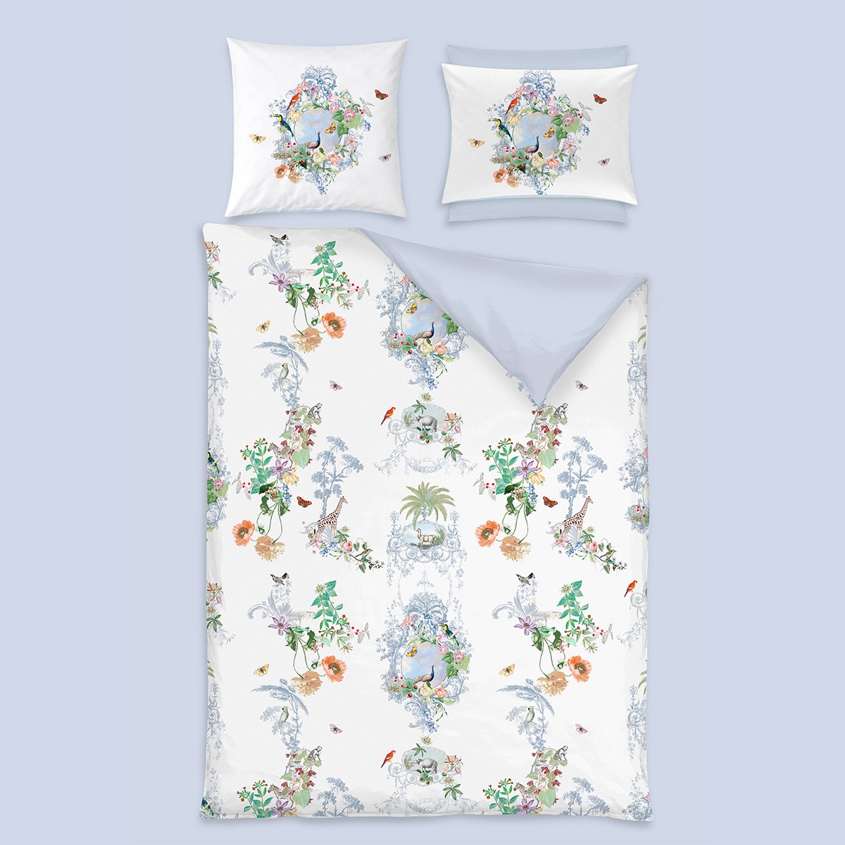 Fischbacher Bettwäsche Peacock E67 Satin – Bild 3